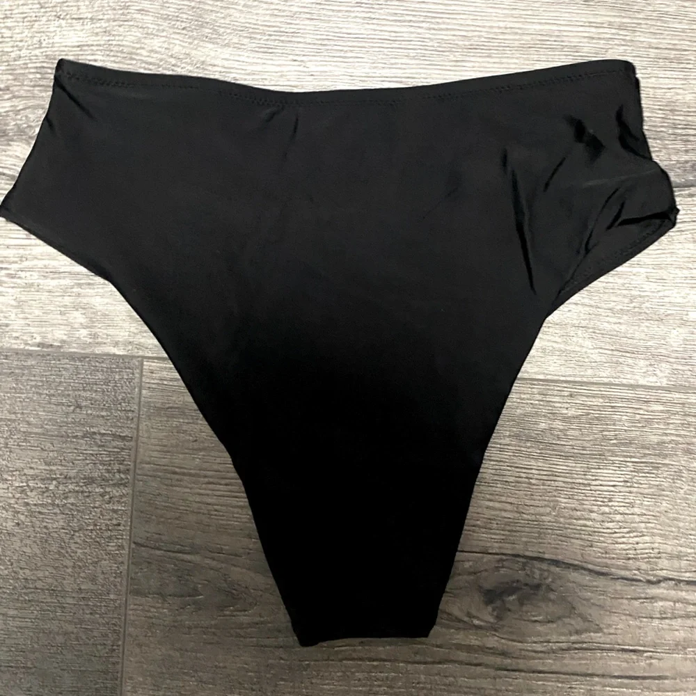 NWT Aerie Black High-Cut Bikini Bottom – Size XS - Picture 3 of 4